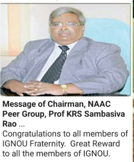 NAAC Pear Team Chairman